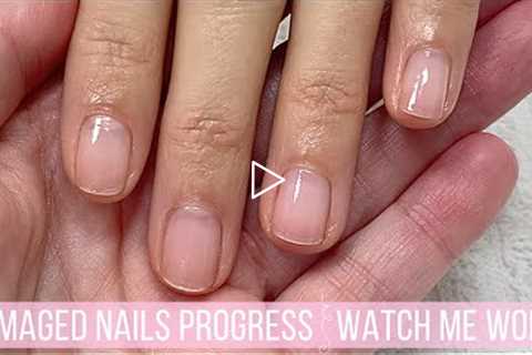 NATURAL MANICURE. PROGRESS NOT PERFECTION [WATCH ME WORK/NO AUDIO/JUST MUSIC]