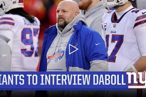 Reports: Giants to Interview Bills OC Brian Daboll Again Today | CBS Sports HQ