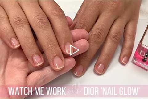 GENTLE, RELAXING, NON-INVASIVE MANICURE with DIOR 'NAIL GLOW' [NO TALKING/RELAXING MUSIC]