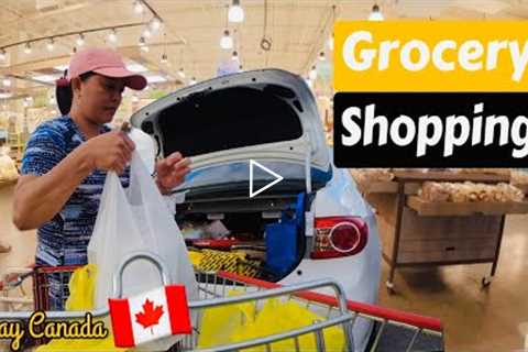 GROCERY SHOP WITH ME | GROCERY SHOPPING AFTER WORK | BUHAY CANADA