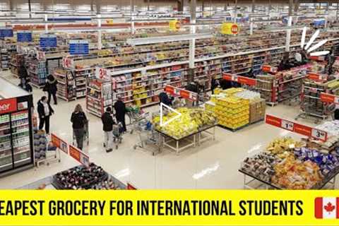 Real Canadian Grocery Shopping ( 150 $ ) In 🇨🇦 2022 | Cheapest Store For Student | The Indian..