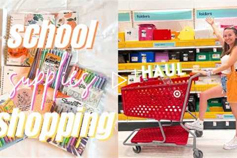 school supplies shopping + HAUL 2022! | college student essentials