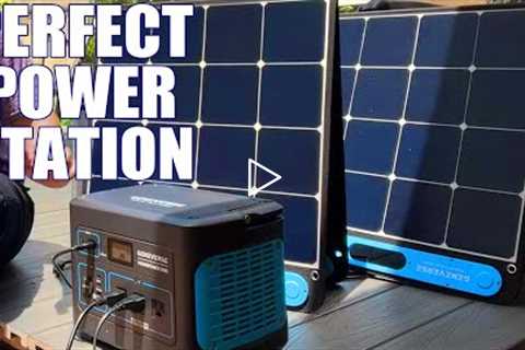 Geneverse Solar Generator For Homes: Portable Power Station Backup Battery