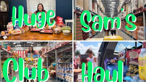 HUGE Sam's Club Haul | Family Sam's Club Haul | SAMS CLUB SHOP WITH ME + GROCERY HAUL