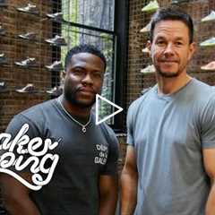 Mark Wahlberg And Kevin Hart Go Sneaker Shopping With Complex