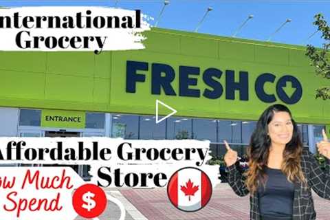 CANADA AFFORDABLE INTERNATIONAL GROCERY STORE | Come Grocery Shopping With Me, GOBI BROCCOLI PARATHA