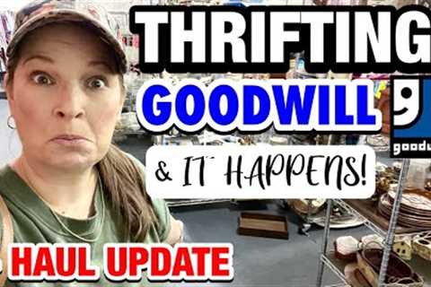 I walked away! GOODWILL THRIFT ME & UPDATED THRIFT HAUL