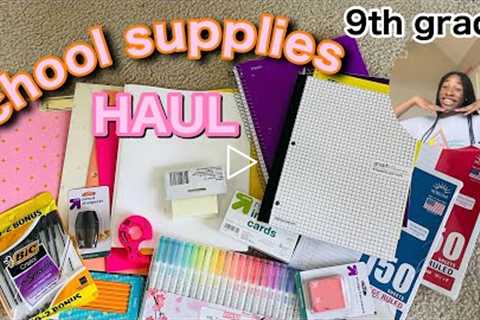 SCHOOL SUPPLIES HAUL || Madi Fambro