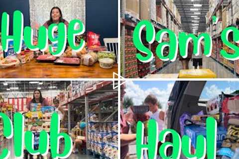 HUGE Sam's Club Haul | Family Sam's Club Haul | SAMS CLUB SHOP WITH ME + GROCERY HAUL