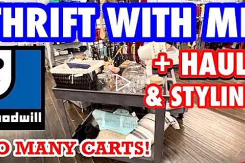 So many carts! THRIFT WITH ME at GOODWILL + see my THRIFT HAUL || HOME DECOR SHOPPING YOUTUBE