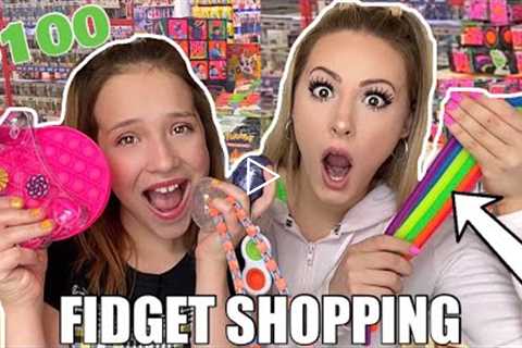 $100 FIDGET TOY SHOPPING CHALLENGE! 🤑😱