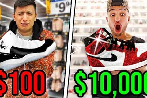 $10,000 VS $100 Sneaker Shopping