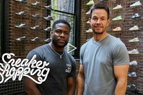 Mark Wahlberg And Kevin Hart Go Sneaker Shopping With Complex