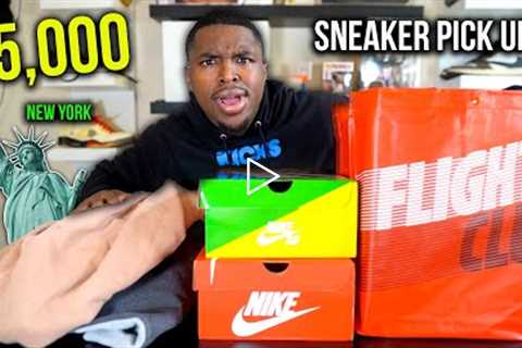 My New York City sneaker Pickups | $5,000 Shopping Spree