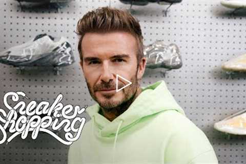 David Beckham Goes Sneaker Shopping With Complex