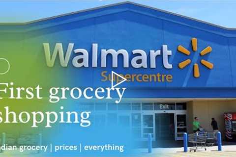 First grocery shopping | Walmart shopping | Burnaby | canada