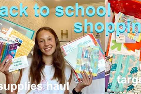 BACK TO SCHOOL SHOPPING 2022 | freshman year school supplies haul