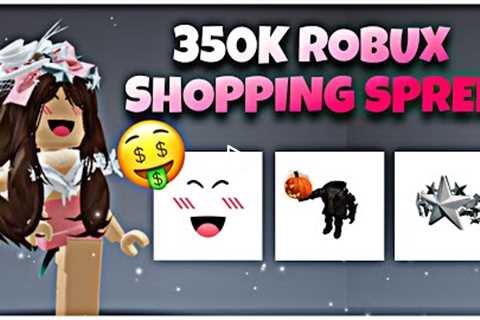 350K+ ROBUX SHOPPING SPREE!!🤑