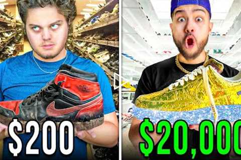 $20,000 VS $200 Sneaker Shopping