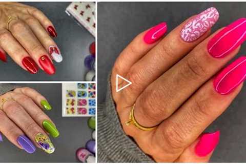 new simple & easy nail art designs at home 2022 // girls must watch this video 😍😍..