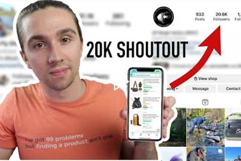 How I Got a 20k Follower Shoutout on My Amazon FBA Product For Free