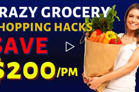 How To Save Money On Groceries With 10 CRAZY Shopping Hacks (2023)