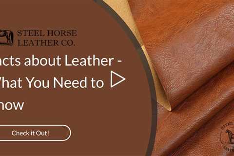 Facts about Leather - What You Need to Know