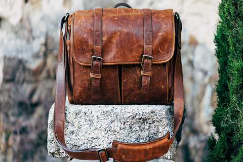 leather messenger bag for women - Good Earth Montana