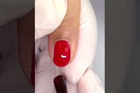 CND Vinylux Devil Red #shorts