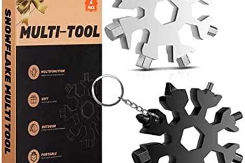 Stocking Stuffers Gifts for Men,18-in-1 Snowflake multi tools Christmas Gifts-Cool Gadgets for..