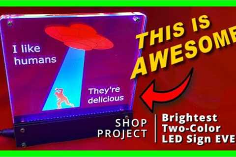 Build a Two-Color LED Sign