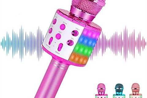 Bluetooth Karaoke Microphone for Kids Adults: Professional Wireless Karaoke Mic for Singing|..