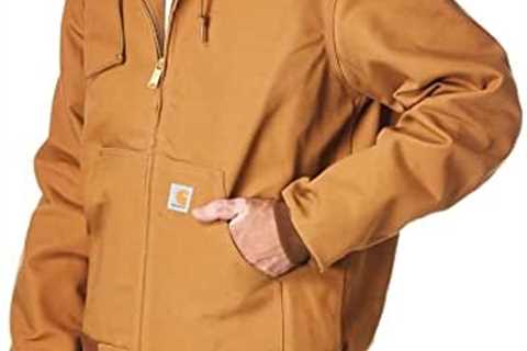 Carhartt Men’s Thermal Lined Duck Active Jacket J131 (Regular and Big & Tall Sizes)