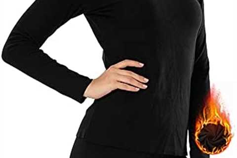 MANCYFIT Thermal Underwear for Women Long Johns Set Fleece Lined Ultra Soft