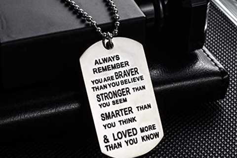 Always Remember You are Braver Than You Believe Jewelry Pendant Necklace Inspirational Gifts