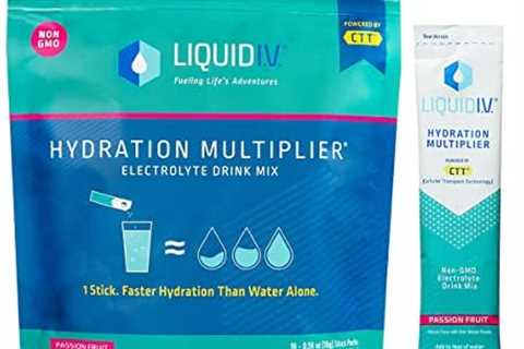 Liquid I.V. Hydration Multiplier – Passion Fruit – Hydration Powder Packets | Electrolyte Drink Mix ..