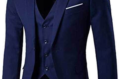 Fleece Jacket for under Coat Pants Slim Party Jacket 3-Piece Men’s Vest R Business Wedding Suit..