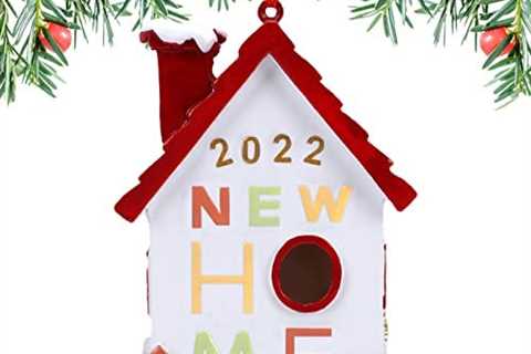 New Home Christmas Ornament 2022, New Home First Christmas Ornaments, Engraved Our New Home,..