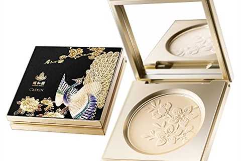 CATKIN Poreless Finishing Pressed Setting Powder Compact, Lightweight Matte Face Powder, Oil..