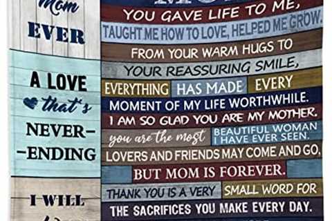 Mubpean Gifts for Mom – Mom Birthday Gifts – Mom Blanket 60″x50″ – Birthday Gifts for Mom – Mom..