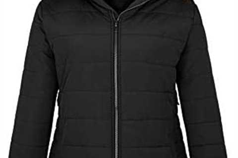 Soularge Women’s Plus Size Winter Thicken Puffer Coat with Faux Fur Trim Hood