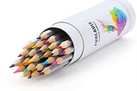 FUNLAVIE Colored Pencils 24 Coloring Pencils Premium Art Drawing Pencil for Adults Coloring Book