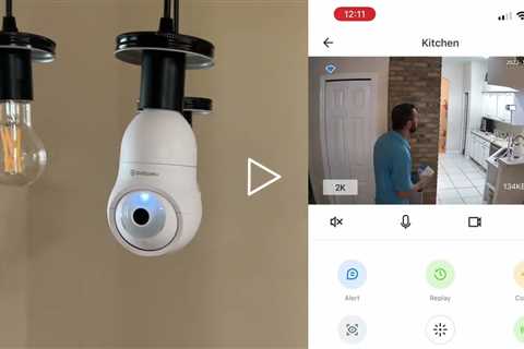 Review GALAYOU 2K Light Bulb Security Cameras Wireless Outdoor, Lightbulb Camera