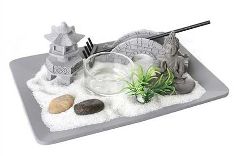 Mini Zen Garden with Tealight Holder