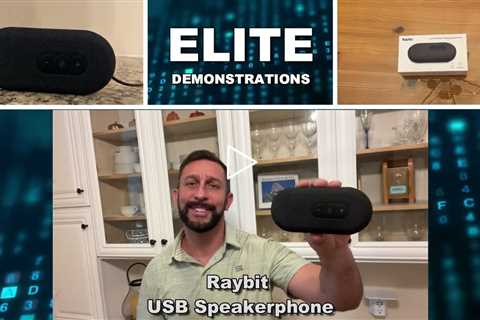 Review USB Speakerphone, Conference Computer Speakers with Microphone for Home Office Calls