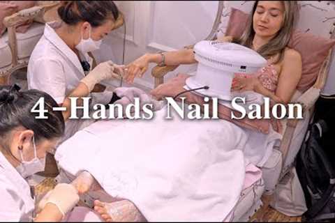ASMR 💅 4 Hands Pedicure & Manicure at Luxury Beauty Salon in Ho Chi Minh City, Vietnam