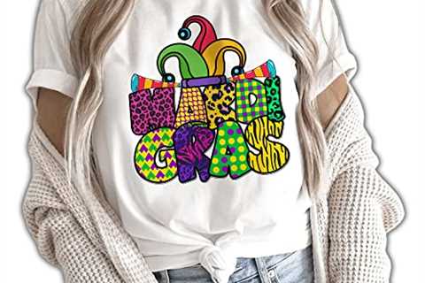 Mardi Gras Colorful Shirt, Saints Shirt, Fat Tuesday Shirt, Flower de luce Shirt, Louisiana Shirt,..