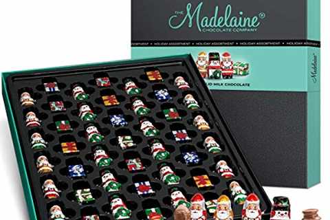 Premium Madelaine Chocolate Gift Box – 45 Assorted Pieces – Rich & Creamy Solid Milk Chocolates –..