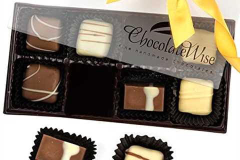 Chocolate Wise Chocolate Truffles – Delicious Gourmet Chocolate Candy – Chocolate Assortment with 8 ..