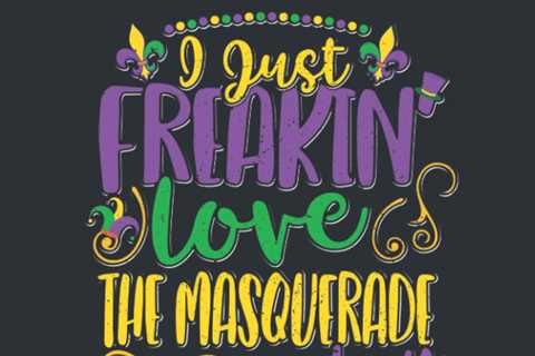 Weekly & Monthly Planner One Year Undated: Mardi Gras Freakin’ Love The Masquerade Party 8.5×11..